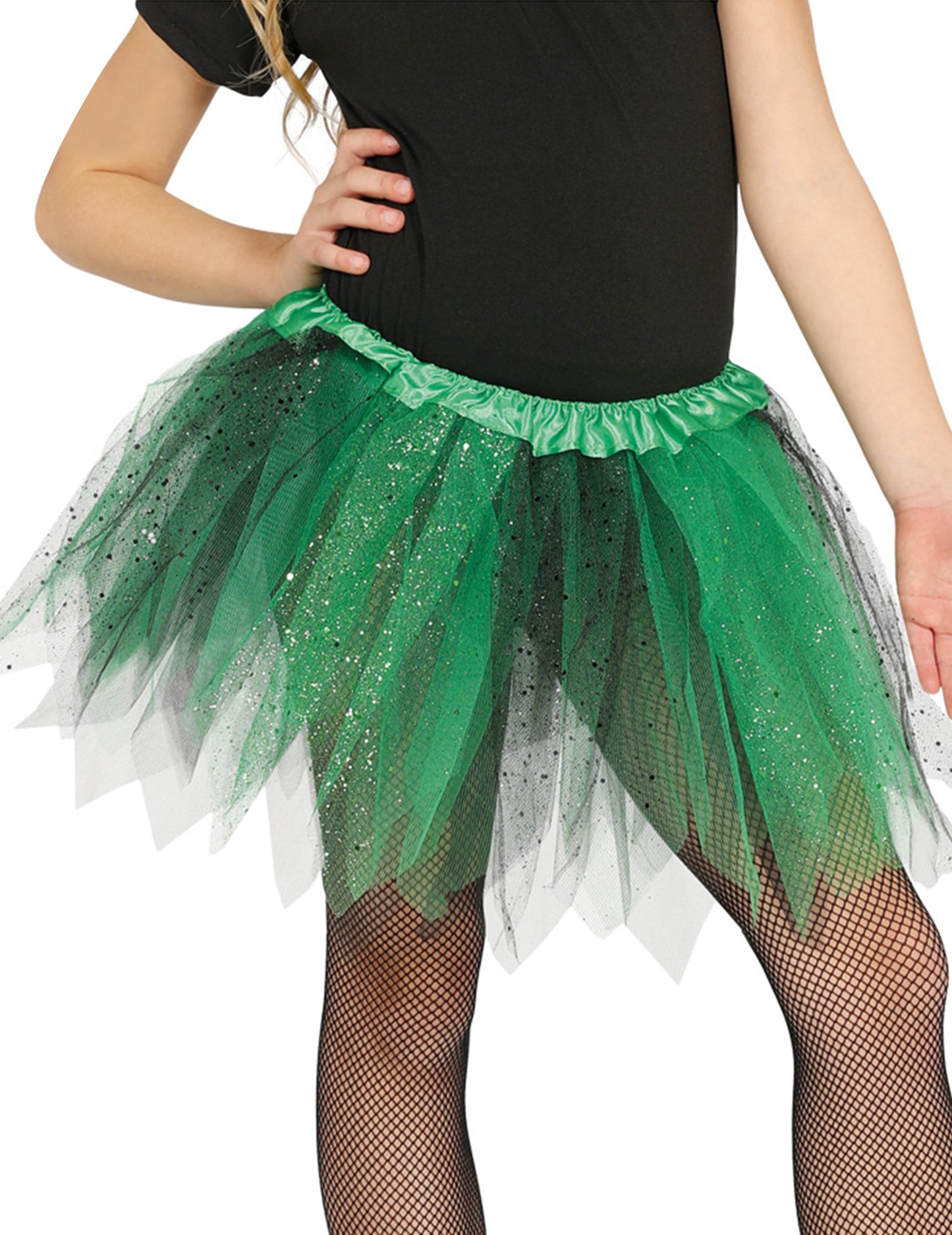 Tutu Two -Tone Black and Green s dievčatami