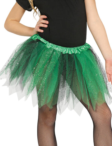 Tutu Two -Tone Black and Green s dievčatami