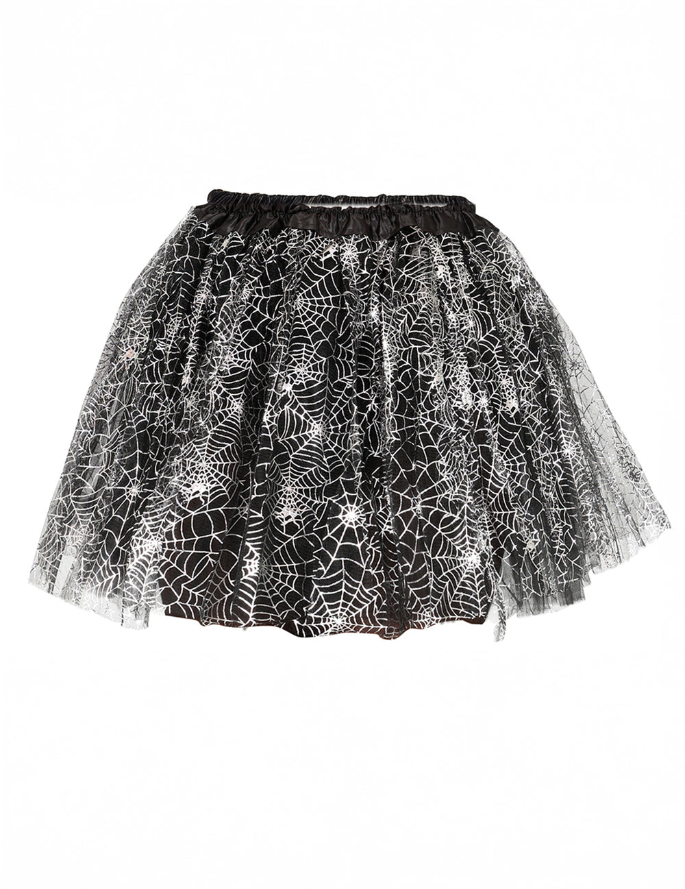Vue de face du tutu toiles d'araignées pour fille