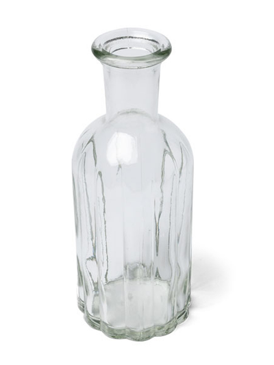 Vase en verre pour décoration transparent