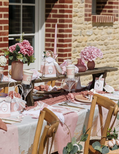 Váza z ružového skla, 150 ml, matná povrchová úprava
