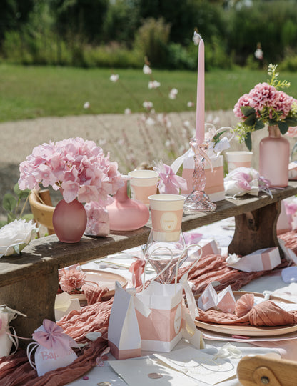 Váza z ružového skla, 150 ml, matná povrchová úprava