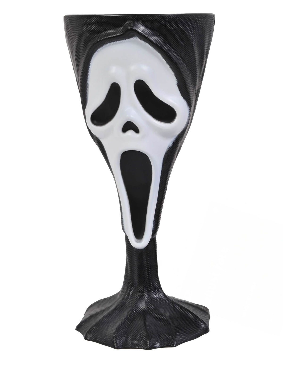 Verre à pied Scream™ pour adulte noir et blanc