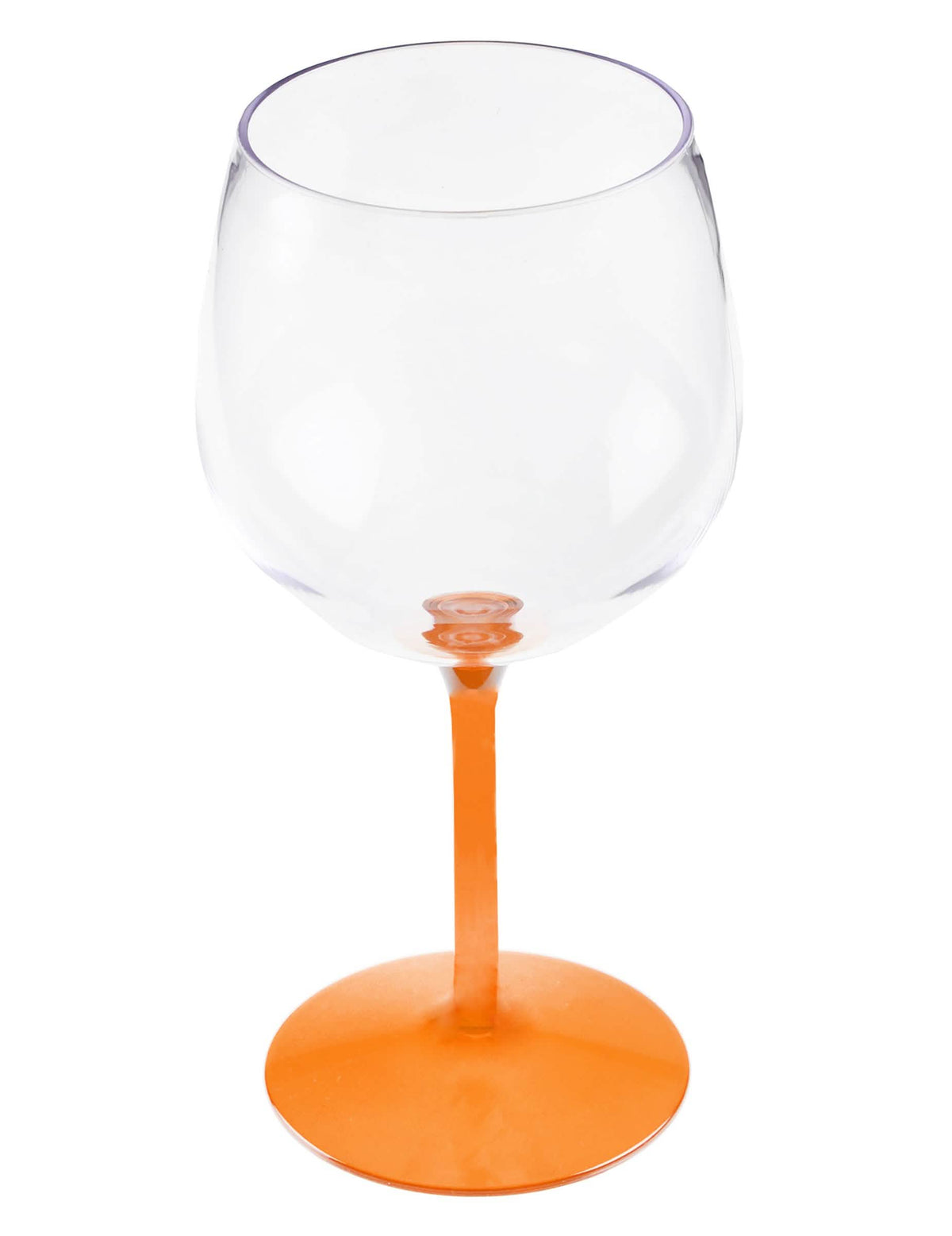 Oranžový kokteilový pohár v tvare gule 58,2 cl