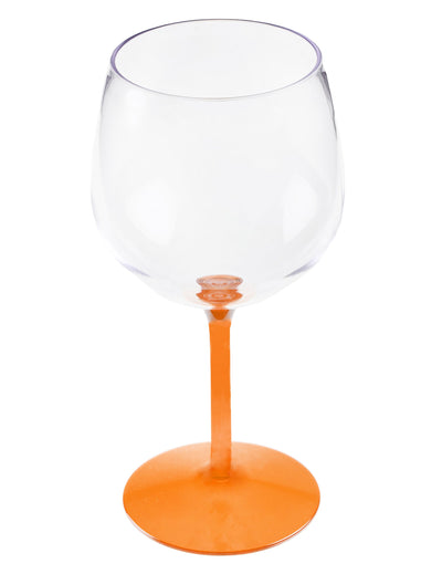 Oranžový kokteilový pohár v tvare gule 58,2 cl