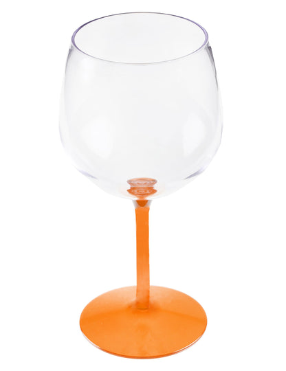 Oranžový kokteilový pohár v tvare gule 58,2 cl