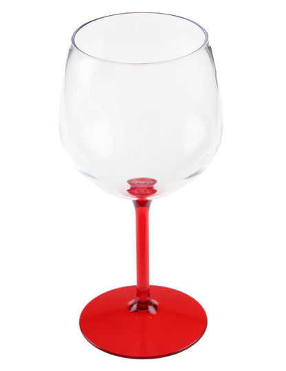 Červený balónový koktailový pohár 58,2 cl