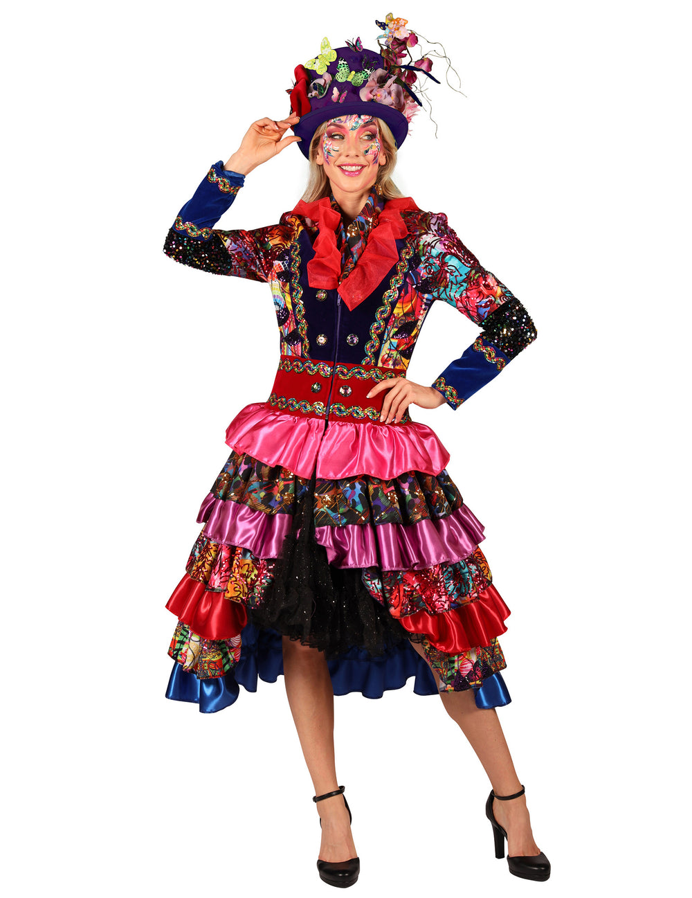 Mise en situation de la veste longue style Fiesta Carnavale