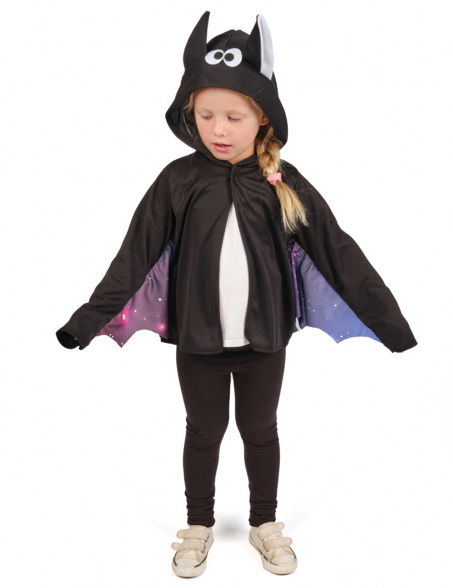 Čierna a fialová detská bunda