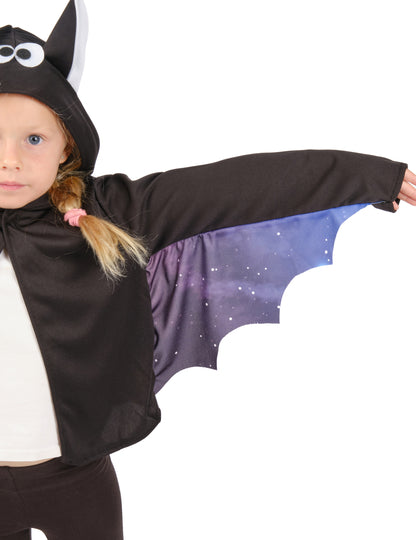 Čierna a fialová detská bunda