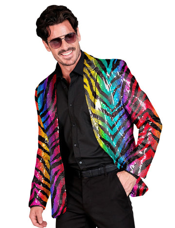 Adult Rainbow Tiger Flowin Suit bunda