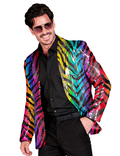 Adult Rainbow Tiger Flowin Suit bunda