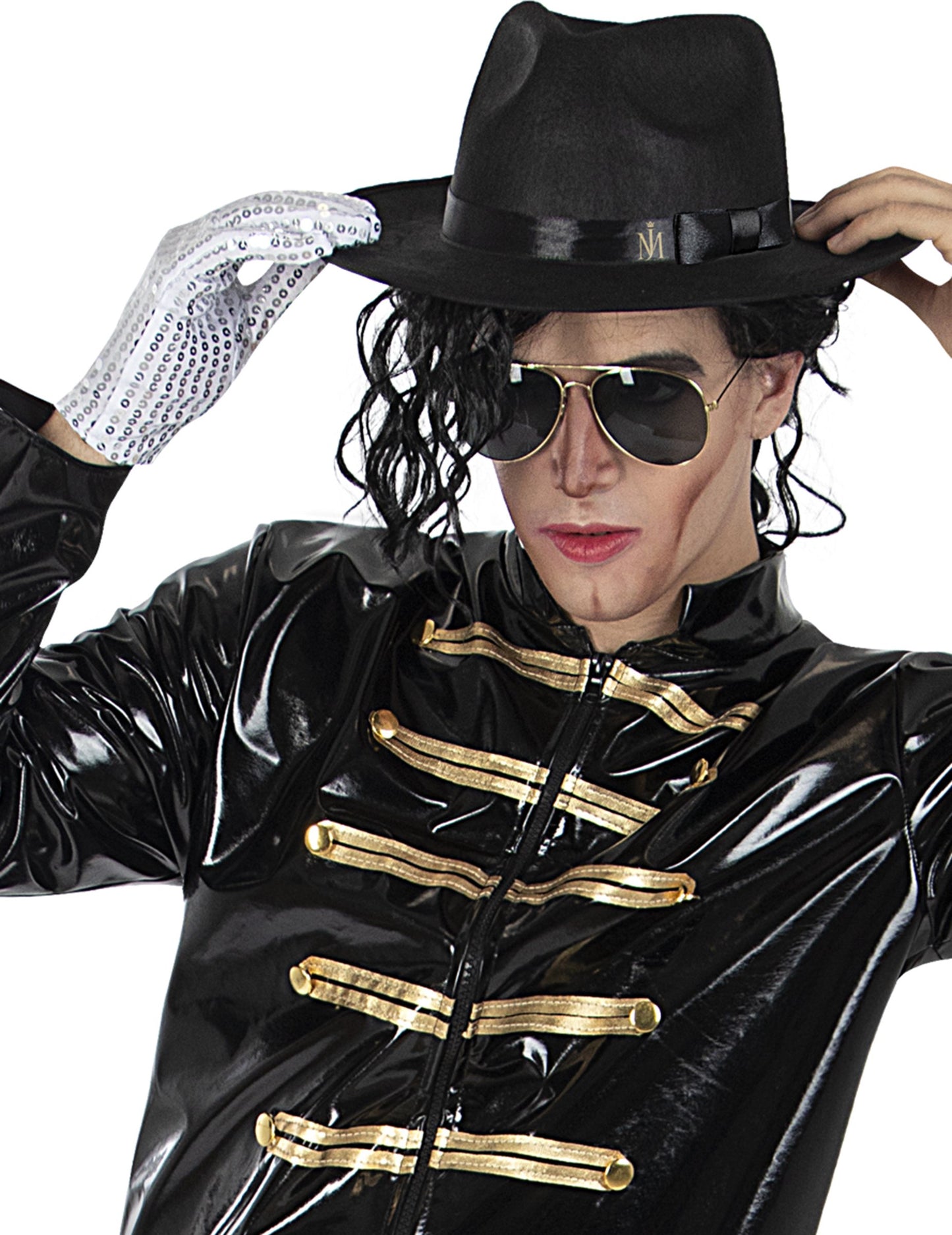 Čierna bunda pre dospelých Michael Jackson