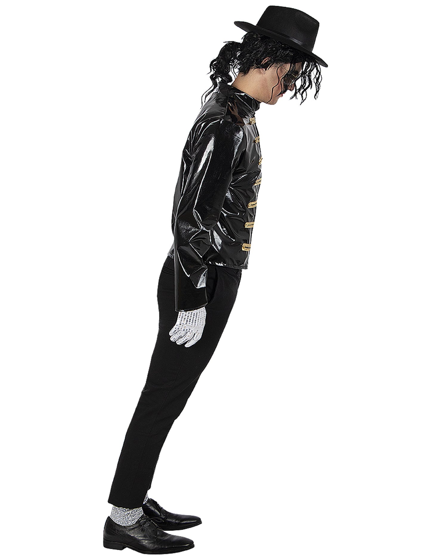 Čierna bunda pre dospelých Michael Jackson