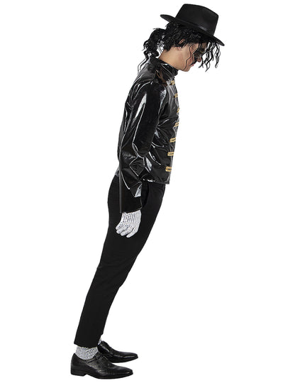 Čierna bunda pre dospelých Michael Jackson