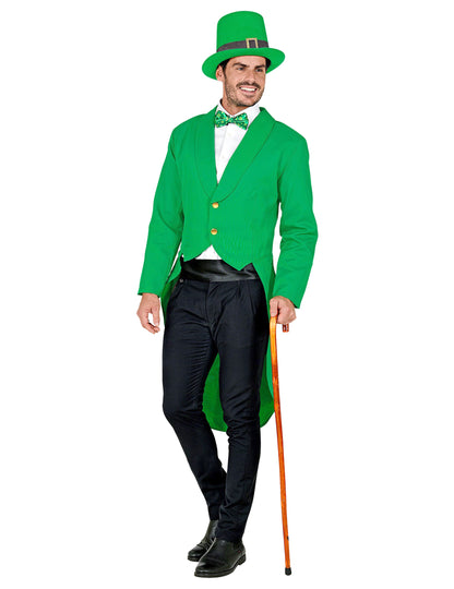 Zelený frak na Deň svätého Patrika pre mužov 