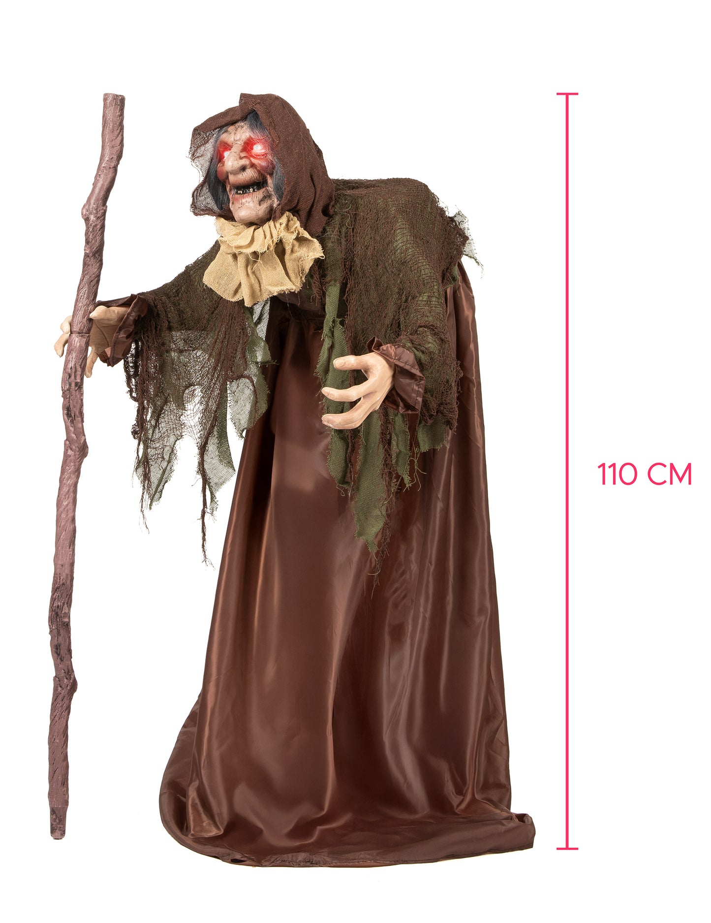 Stará animovaná čarodejnica 110 cm
