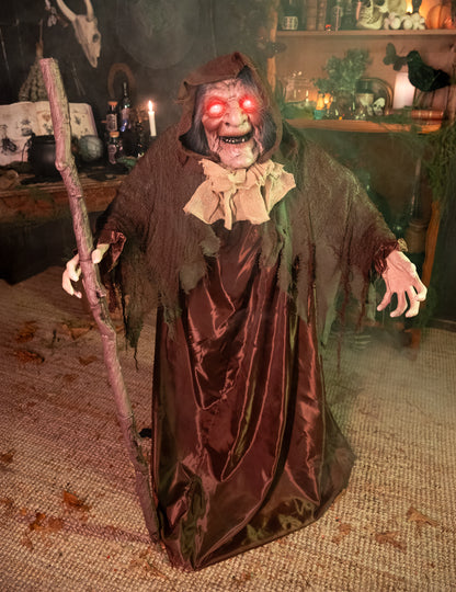 Stará animovaná čarodejnica 110 cm