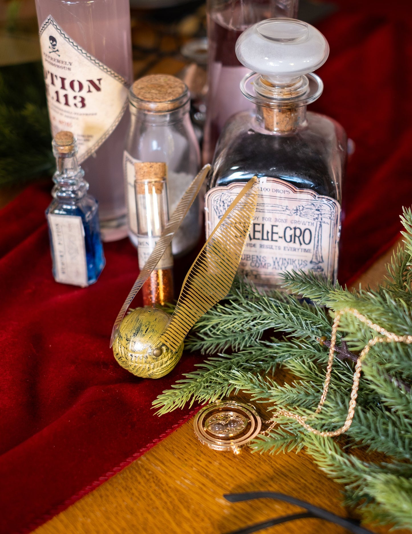 Dekoratívna scéna so Zlatonkou Harry Potter