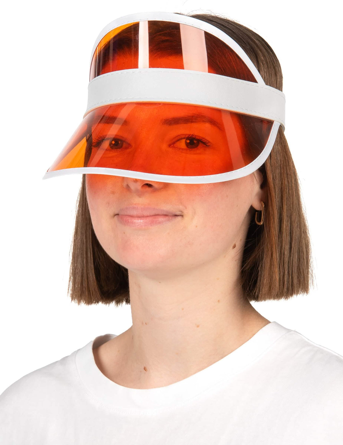 Šiltovka hráča pokru pre dospelého oranžová