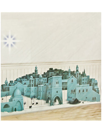 Nástenná dekorácia Betlehemská hviezda viacfarebná 85x165 cm 