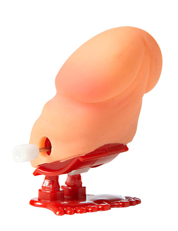 Zizi sauteur humoristique pour adulte rouge et chair